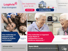 Tablet Screenshot of logevie.fr